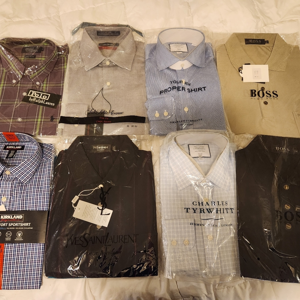 Lot of XL Men's dress shirts